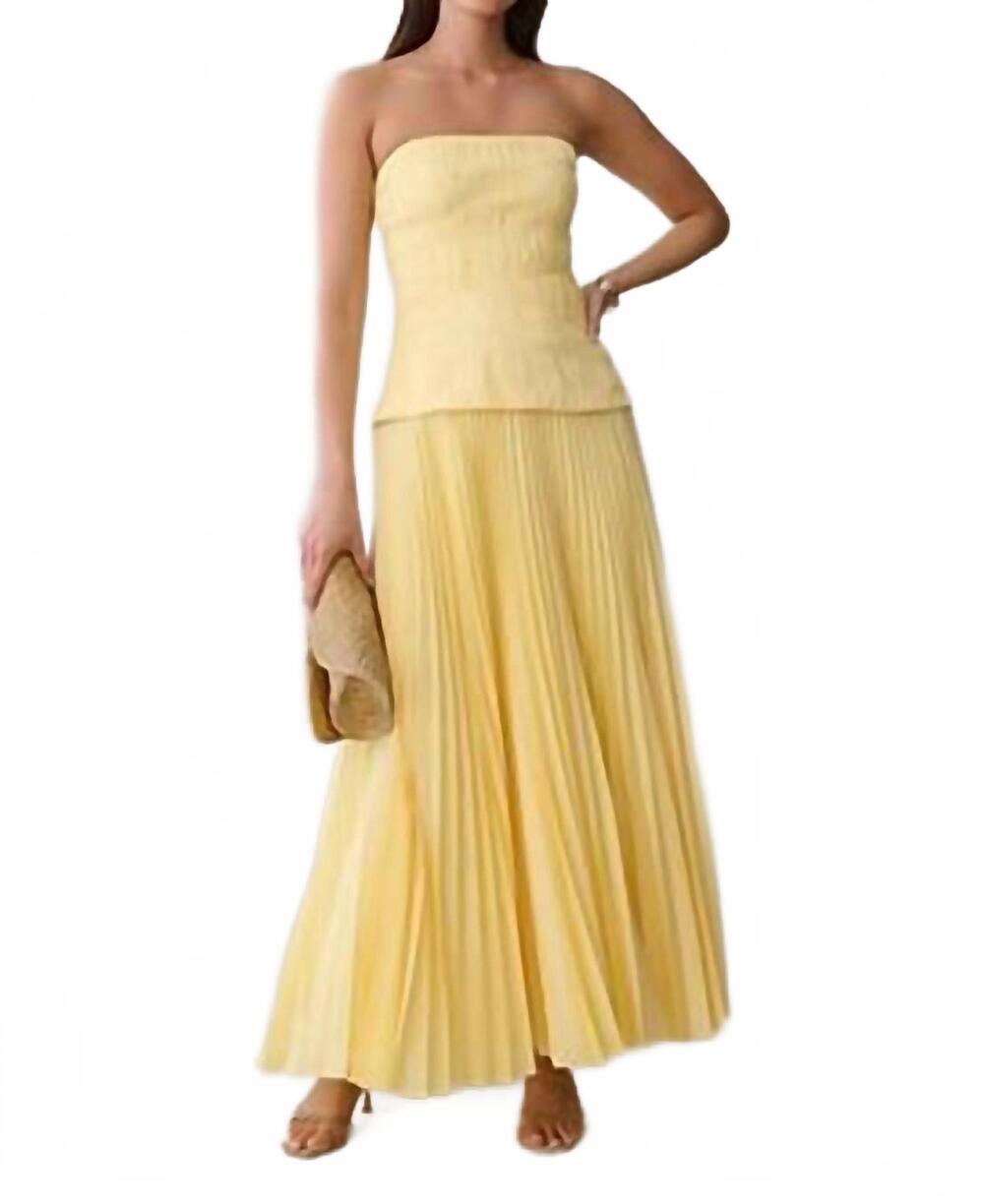 NEW FEW MODA ada dress in yellow